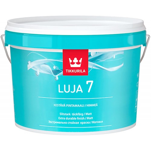 TIKKURILA LUJA 7  - матовая краска для влажных помещений - 2,7л