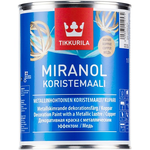 Tikkurila Miranol - декоративная краска, медь- 1,0л