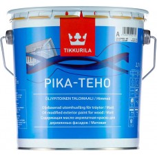 Tikkurila Pika-Teho  - акрилатная краска для дерева, матовая - 2,7л