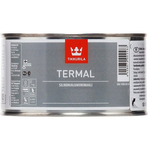 Tikkurila Termal  - термостойкая силиконалюминиевая краска - 0,333л