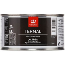 Tikkurila Termal  - термостойкая силиконавая черная краска - 0,333л