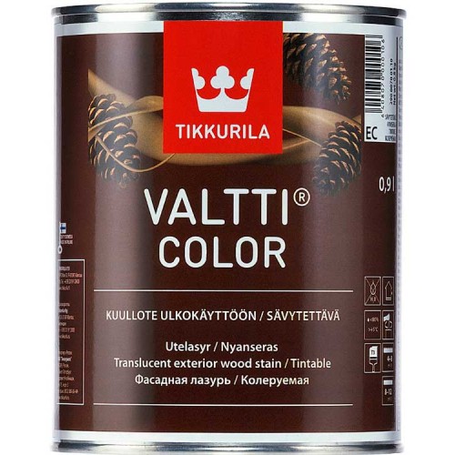 Tikkurila Valtti Color  - фасадная лазурь для дерева - 0,9л