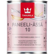 Tikkurila Paneeli Assa 10  - матовый акрилатный лак для дерева - 0,9л