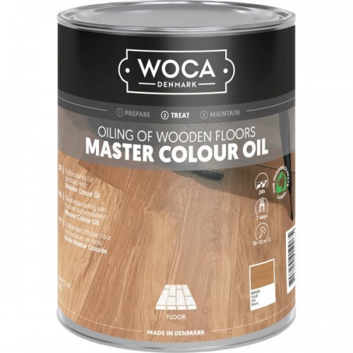 WOCA Master Color Oil - масло для деревянных полов - 1,0 л