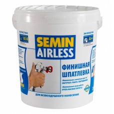 Semin airless classic - финишная шпатлёвка - 25,0 кг (белая крышка)