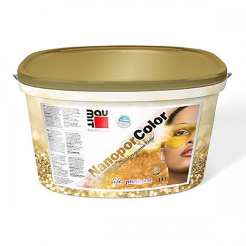 Baumit NANOPORCOLOR - силикатно-силиконовая краска - 25,0кг