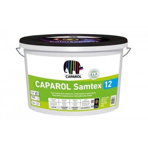 Caparol Samtex 12 - шелковисто-матовая интерьерная акриловая краска - 10,0 л