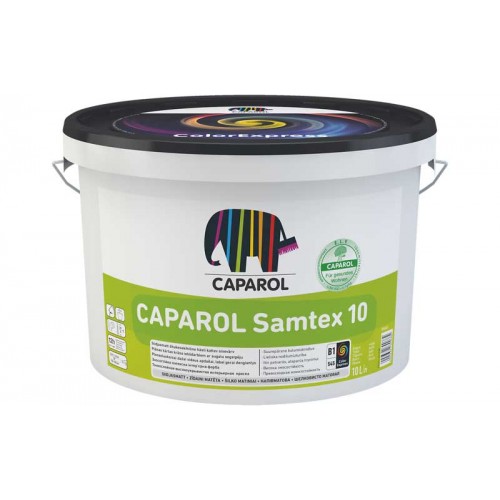 Caparol Samtex 10 E.L.F. База 1 - шелковисто-матовая латексная краска - 10 л