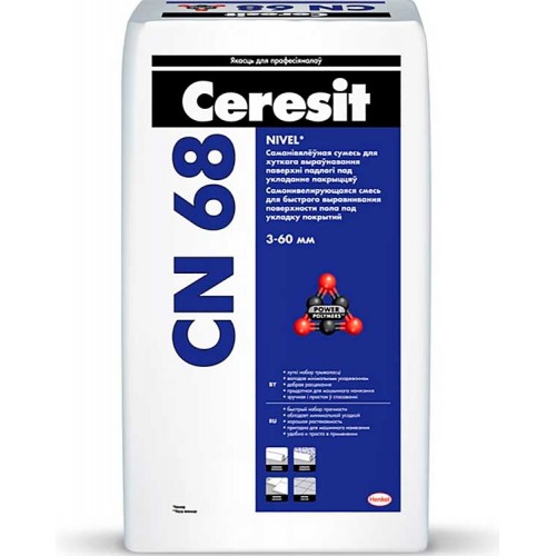 Ceresit CN 68 cамонивелирующаяся смесь - 25,0 кг
