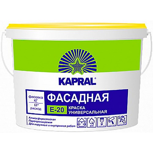 Condor Kapral E-20 - акриловая краска для наружных и внутренних работ - 15 кг.