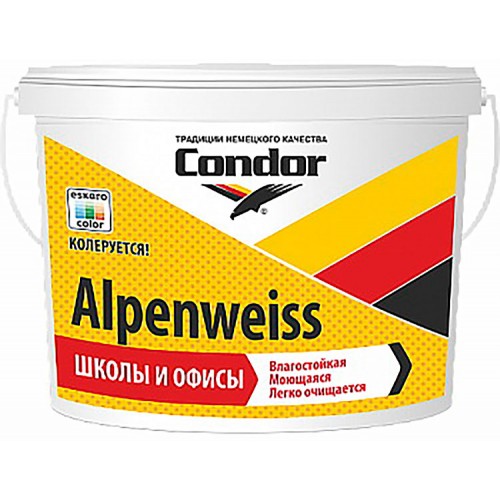 Condor Alpenweiss - краска для стен и потолков - 22,5 кг.