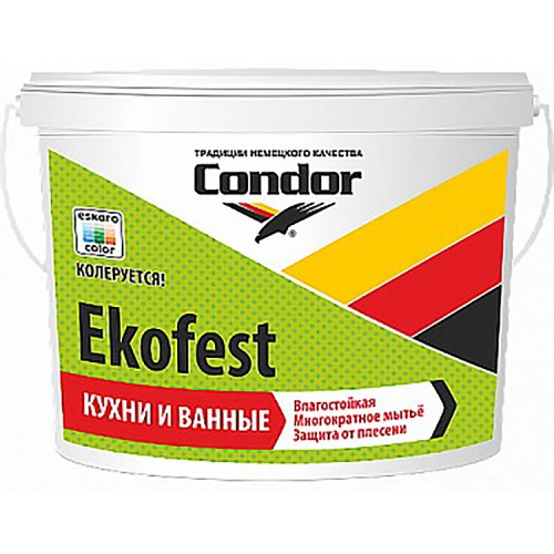 Condor Ekofest - краска для стен и потолков - 15 кг.