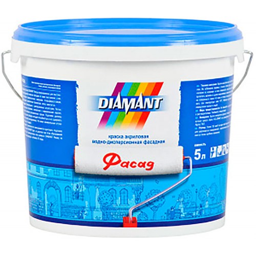 Diamant Фасад - акриловая краска для наружных и внутренних работ - 10л.