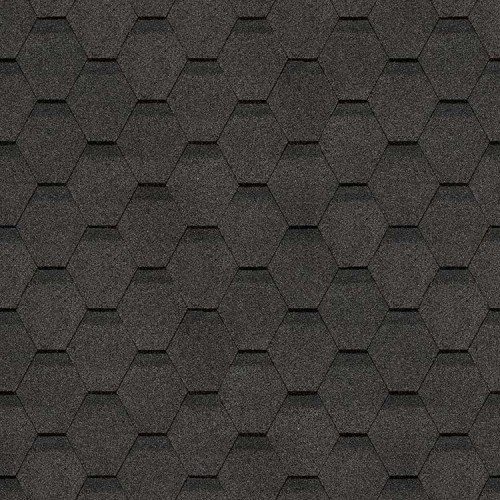 Гибкая черепица Docke PIE EURASIA ШЕСТИГРАННИК Серый, м²