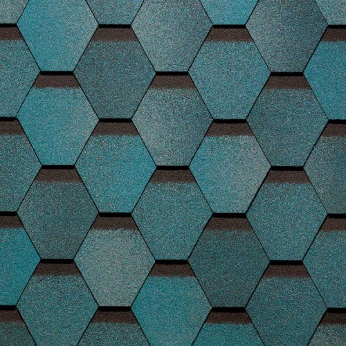 Гибкая черепица Döcke PIE PREMIUM КЁЛЬН Голубика, м²