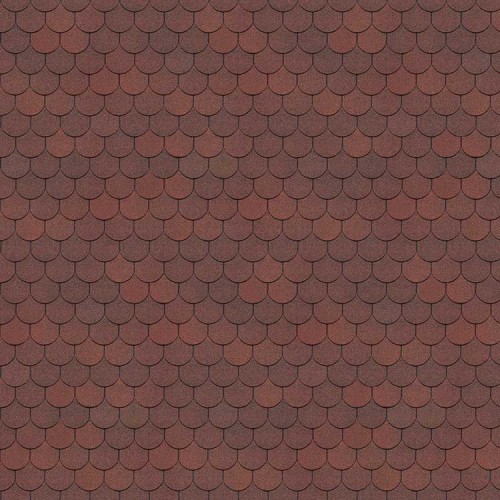 Гибкая черепица Döcke PIE STANDARD КОЛЬЧУГА Красный, м²