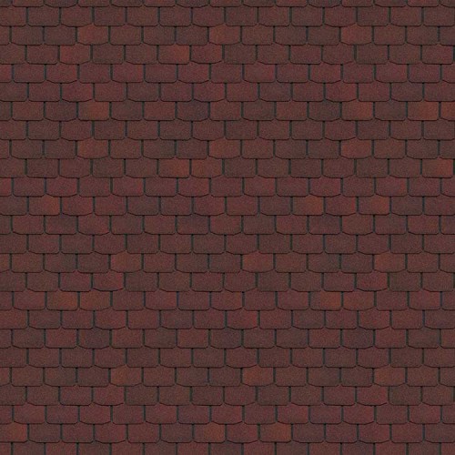 Гибкая черепица Döcke PIE STANDARD КРОНА Красный, м²
