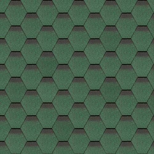 Гибкая черепица Döcke PIE STANDARD СОТА Зеленый, м²