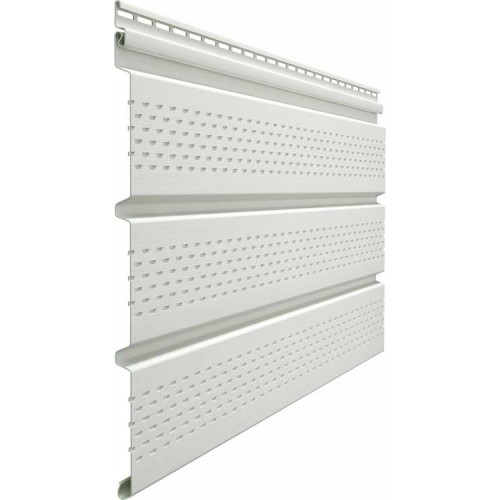 Софит перфорированный Döcke PREMIUM Пломбир, м²