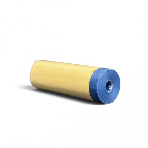 GROSS-MASTER - укрывочная бумага с малярной лентой AIRLESS BLUE 0,45*20 м