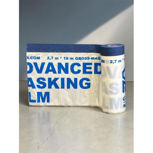 GROSS-MASTER - Укрывочная плёнка с синей малярной лентой UNIVERSAL BLUE 2,7 × 16 м