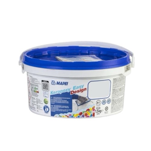 MAPEI KERAPOXY EASY DESIGN №100 Белая - двукомпонентная эпоксидная затирка для плитки - 1,5 кг