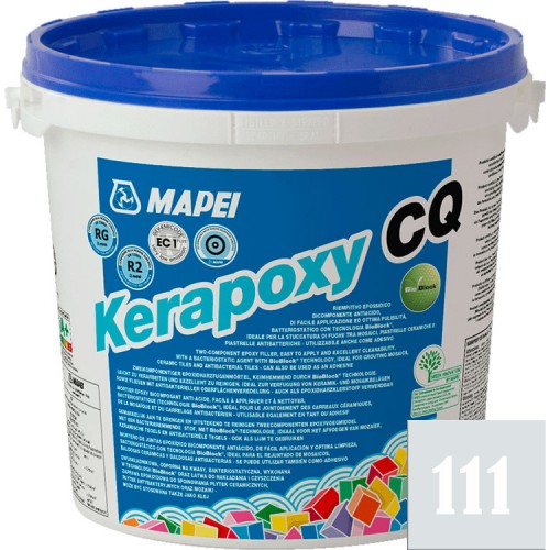 Mapei Kerapoxy CQ - кислотостойкий шовный заполнитель, светло-серый №111 - 3 кг.
