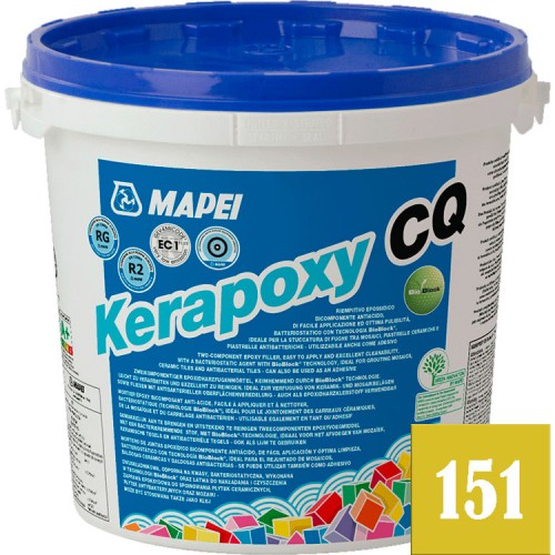 Mapei Kerapoxy CQ - кислотостойкий шовный заполнитель, горчичный №151 - 3 кг.