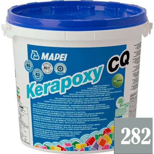 Mapei Kerapoxy CQ - кислотостойкий шовный заполнитель, Серый Бардильо №282 - 10 кг.