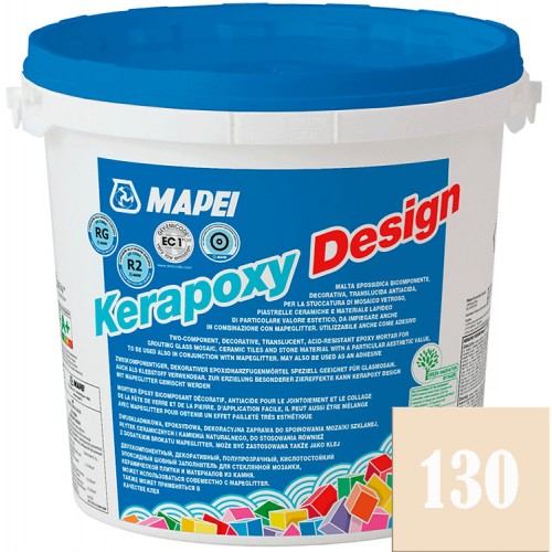 Mapei Kerapoxy Design - кислотостойкая затирка для швов, Жасмин №130 - 3 кг.