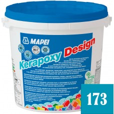 Mapei Kerapoxy Design - кислотостойкая затирка для швов, Синий Океан №173 - 3 кг.