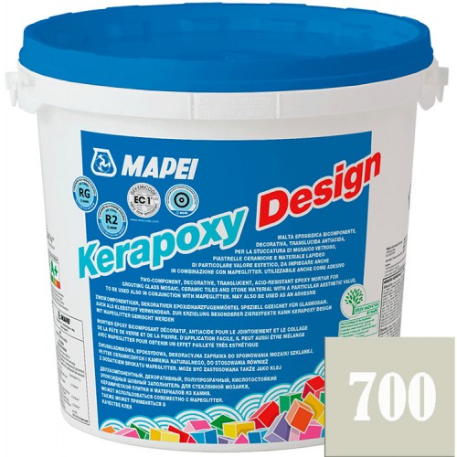 Mapei Kerapoxy Design - кислотостойкая затирка для швов, Прозрачная №700 - 3 кг.