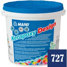 Mapei Kerapoxy Design - кислотостойкая затирка для швов, Морская волна №727 - 3 кг.