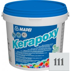 Mapei Kerapoxy - кислотостойкая эпоксидная фуга-клей, Светло-серая №111 - 5 кг.