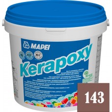 Mapei Kerapoxy - кислотостойкая эпоксидная фуга-клей, Терракотовая №143 - 10 кг.