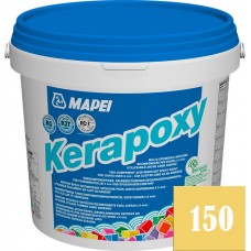 Mapei Kerapoxy - кислотостойкая эпоксидная фуга-клей, Желтая №150 - 10 кг.