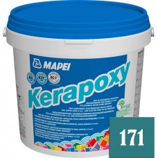 Mapei Kerapoxy - кислотостойкая эпоксидная фуга-клей, Бирюзовая №171 - 10 кг.