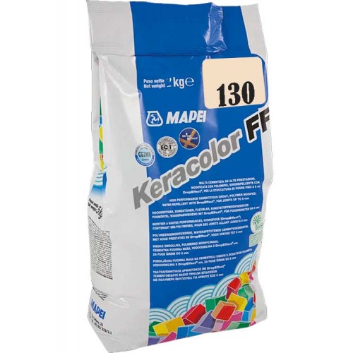 Mapei Keracolor FF - шовный заполнитель на цементной основе, жасмин №130 - 2 кг.