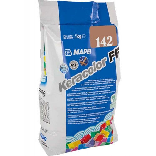 Mapei Keracolor FF - шовный заполнитель на цементной основе, коричневый №142 - 2 кг.