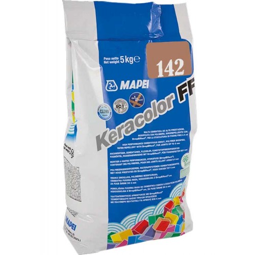 Mapei Keracolor FF - шовный заполнитель на цементной основе, коричневый №142 - 5 кг.