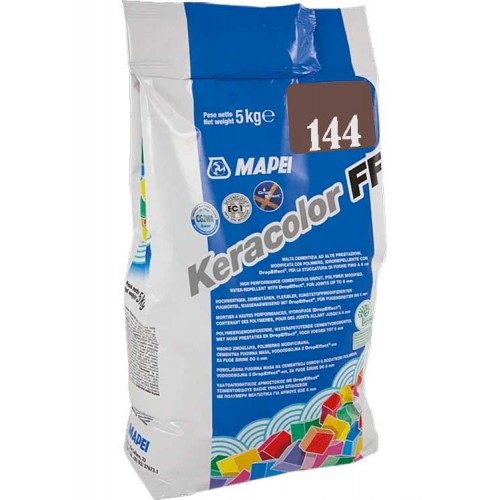 Mapei Keracolor FF - шовный заполнитель на цементной основе, шоколад №144 - 5 кг.