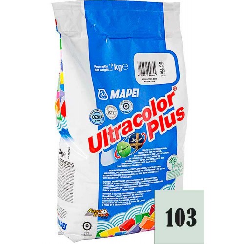 MAPEI Ultracolor plus - затирка для плиточных швов, белая луна №103 - 2 кг.