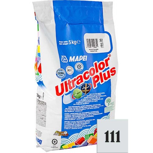 MAPEI Ultracolor plus - затирка для плиточных швов, светло-серая №111 - 5 кг.