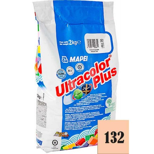MAPEI Ultracolor plus - затирка для плиточных швов, бежевая 2000 №132 - 2 кг.