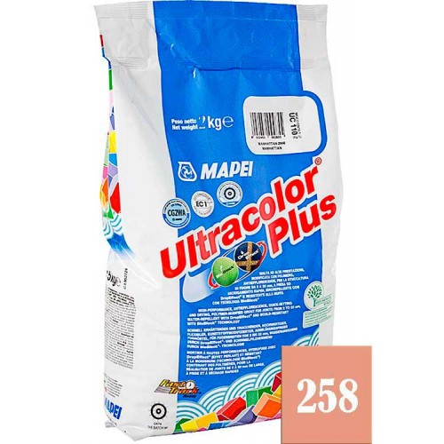 MAPEI Ultracolor plus - затирка для плиточных швов, бронзовая №258 - 2 кг.