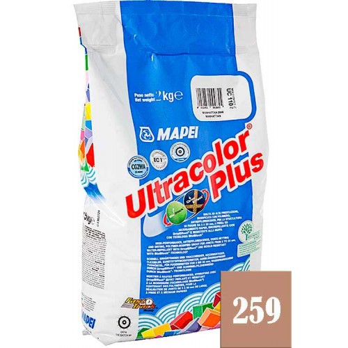 MAPEI Ultracolor plus - затирка для плиточных швов, орех №259 - 2 кг.