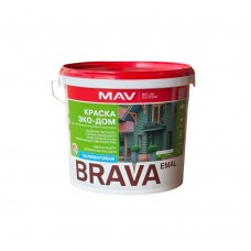 MAV BRAVA EMAL ЭКО-ДОМ - алкидно-акриловая краска -  5л (5,6кг)