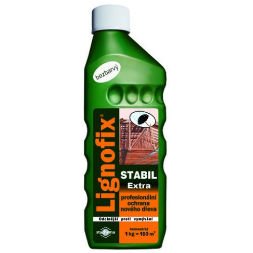 LIGNOFIX STABIL EXTRA - профилактический антисептик для древесины -  1,0 кг (бесцветный, концентрат)