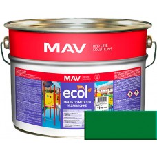 MAV ECOL ПФ-115 - эмаль по металлу и древесине, Еловая хвоя - 20,0 л (20,0 кг) 
