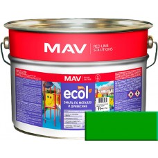 MAV ECOL ПФ-115 - эмаль по металлу и древесине, Майская зелень - 20,0 л (20,0 кг) 